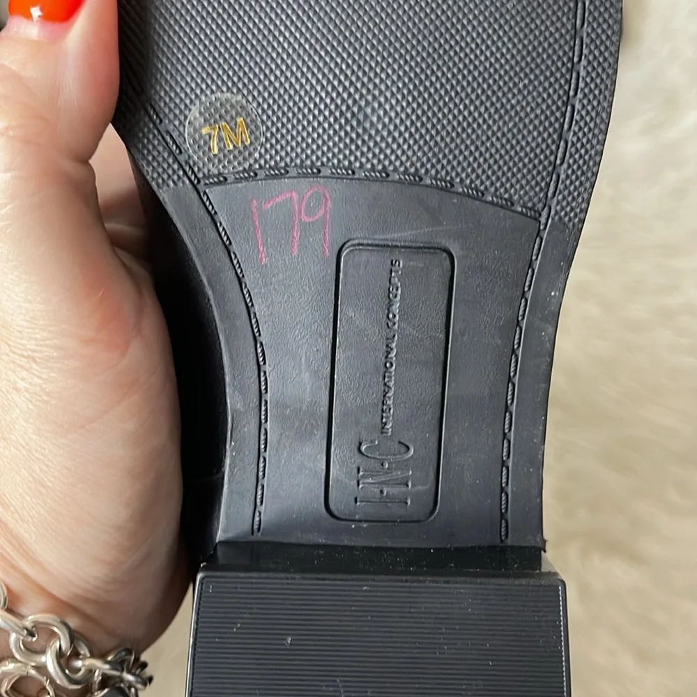 INC Black Genuine Lether Boots - Picture 10 of 16